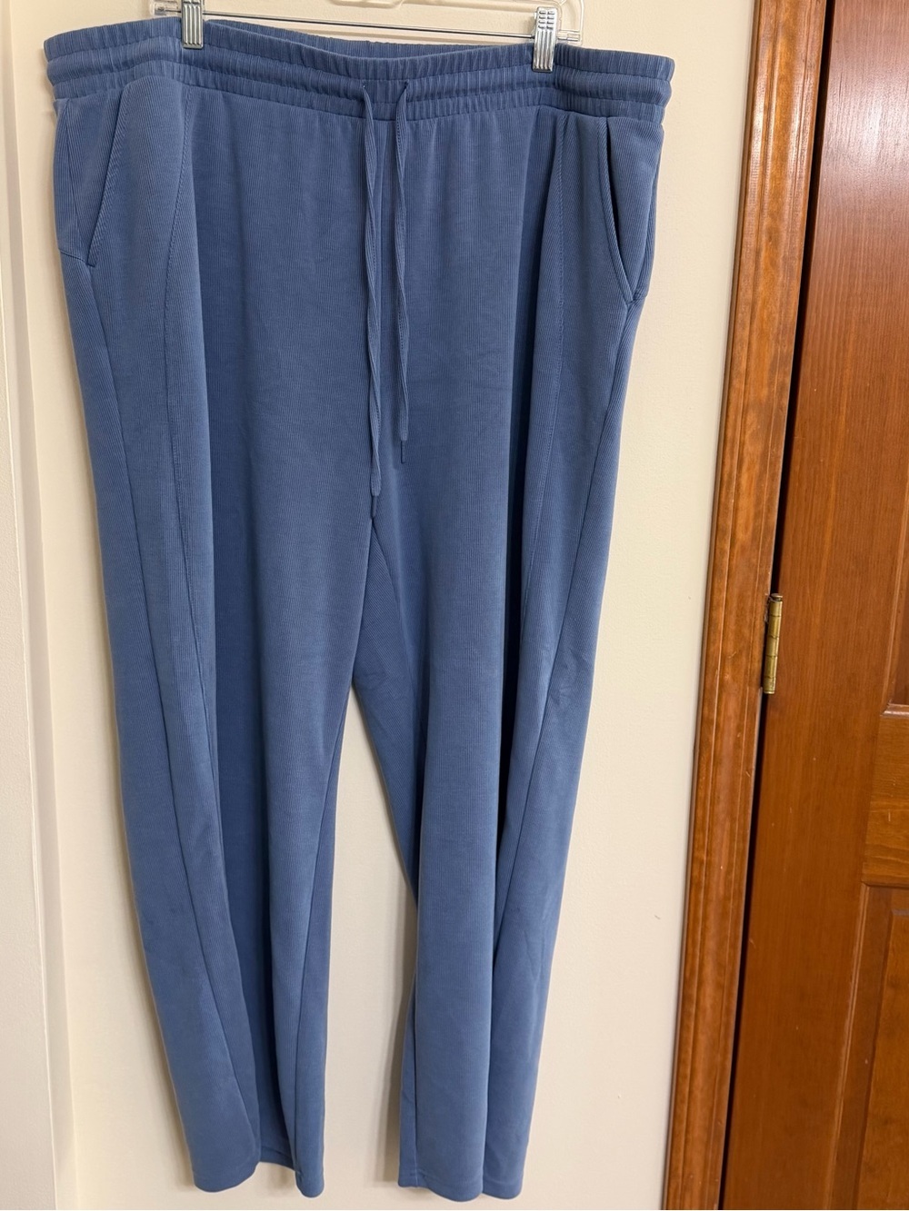 Maurices Slate Blue Drawstring Wide Leg